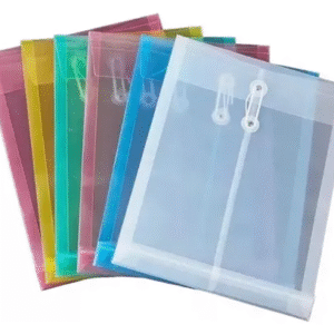 Folder Plástico Tamaño Carta con Broche (Pack de 10)